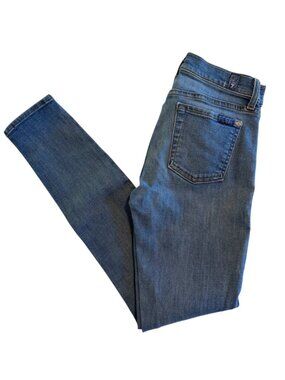 7 FOR ALL MANKIND The Skinny Denim Blue Jeans 25